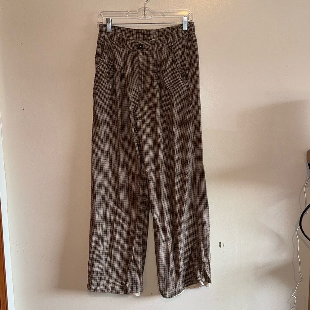 Brand new never worn plaid business casual dress pants